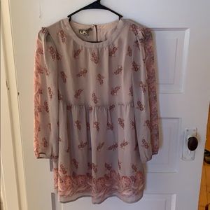Anthropologie Floral Blouse - Size XS